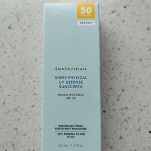 Sheer Physical Fusion SkinCeuticals New in box. Never Opened. SPF 50 Defense Sun